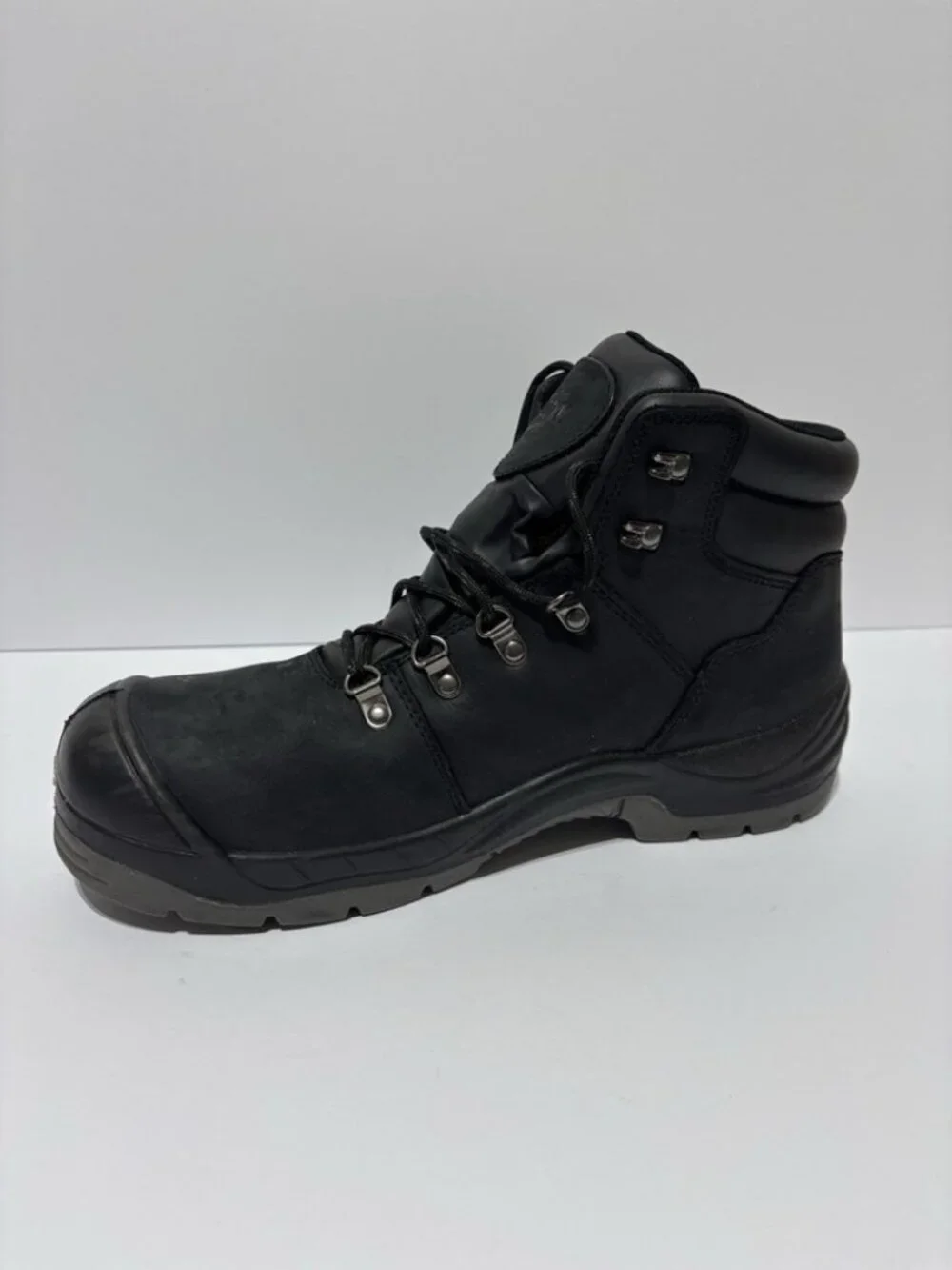 Rocky Men’s Worksmart Black Composite Toe Work Boots, Size 11 M